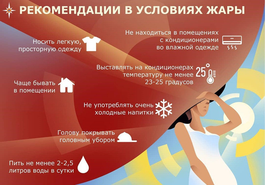 Правила  безопасности во время знойной погоды: советы от МЧС Дагестана